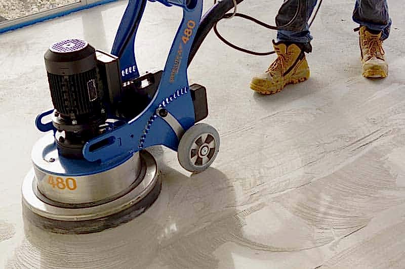 White Epoxy Floor