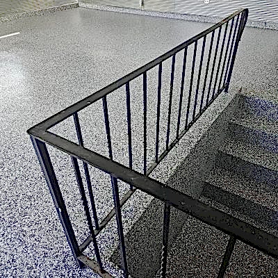 Epoxy garage floor